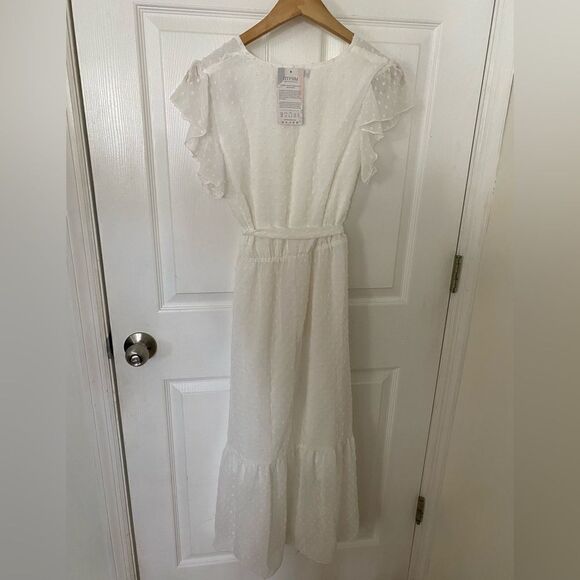 BTFBM WOMENS WHITE LINED DRESS SMALL - Picture 3 of 6